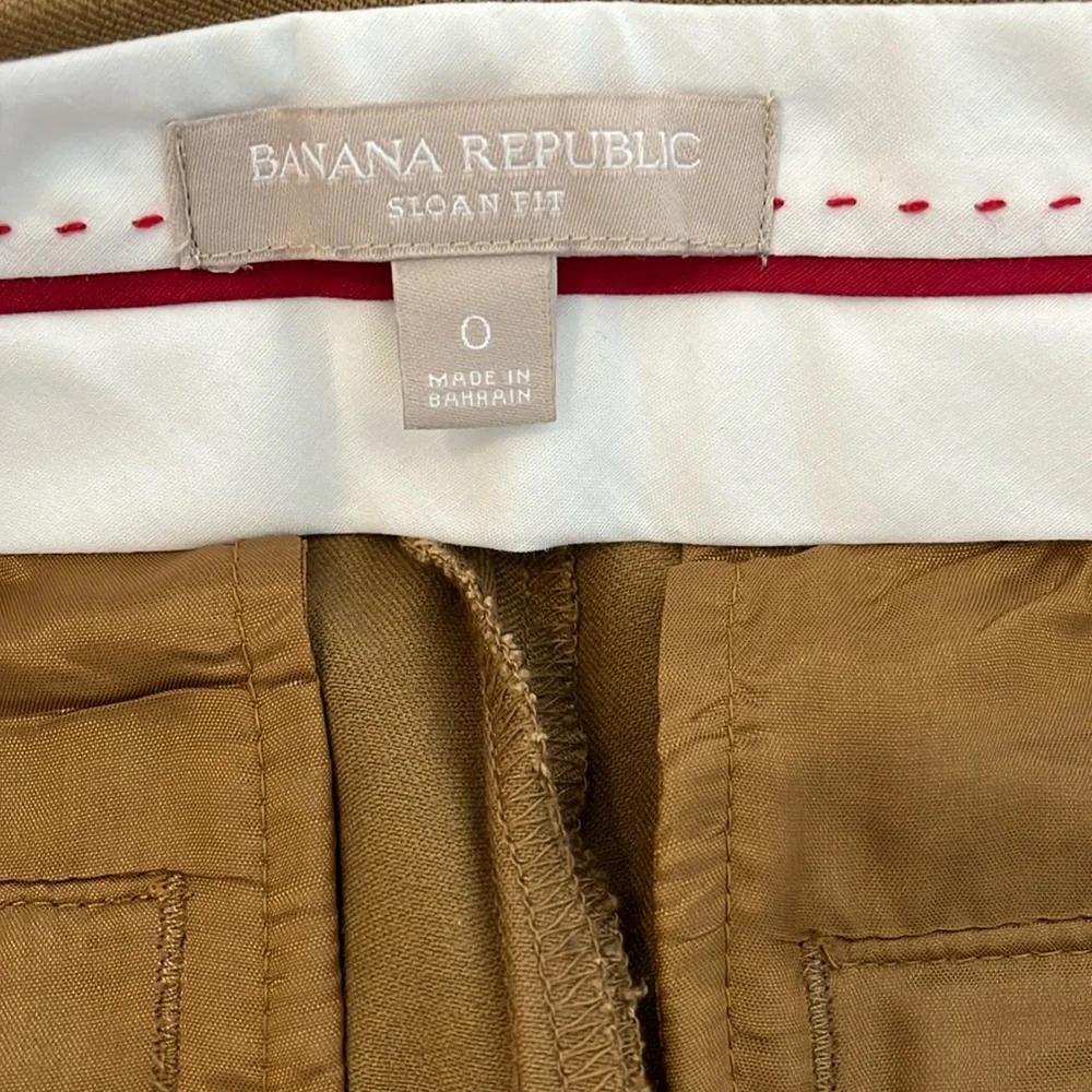 Banana Republic Sloan Khaki pants - Picture 2 of 7